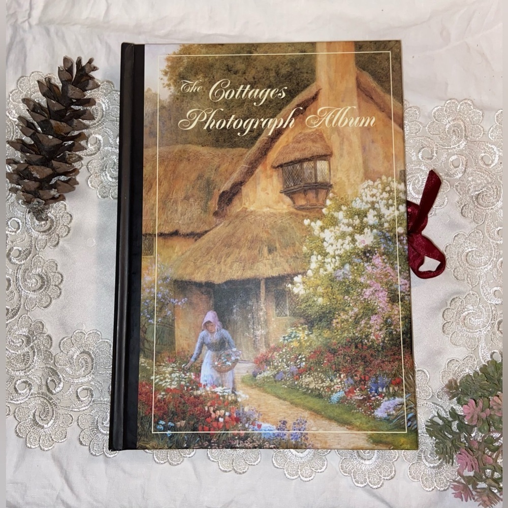3/40$ Vintage The Cottages Photo album Victorian romantic style‎